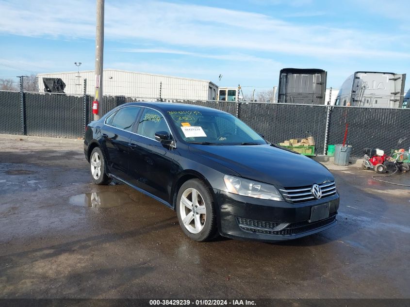 2013 Volkswagen Passat 2.5L Se VIN: 1VWBP7A33DC109110 Lot: 38429239