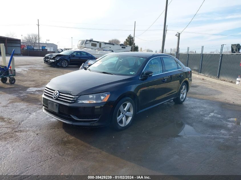 2013 Volkswagen Passat 2.5L Se VIN: 1VWBP7A33DC109110 Lot: 38429239