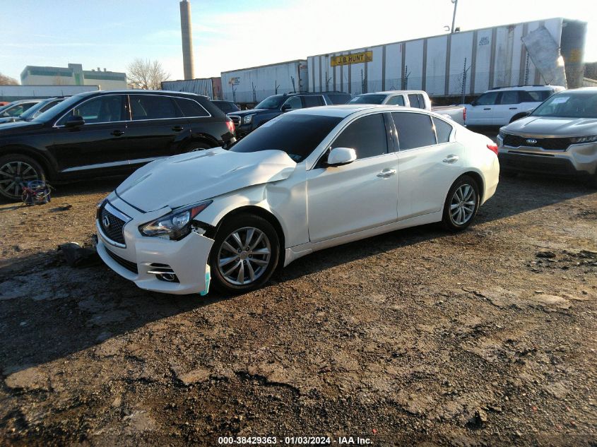 2015 Infiniti Q50 Premium VIN: JN1BV7AR7FM411450 Lot: 38429363