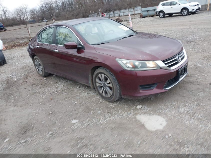 1HGCR2F30DA075296 2013 Honda Accord Lx