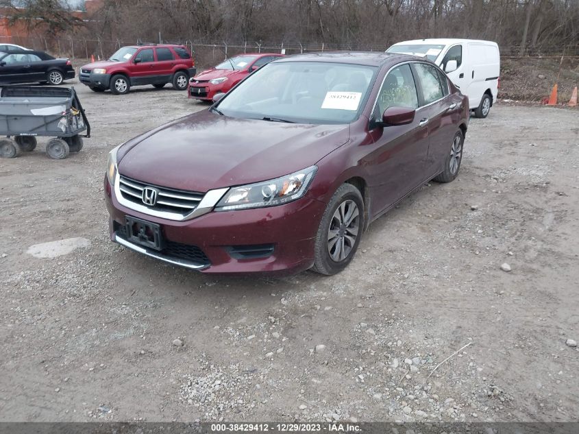 1HGCR2F30DA075296 2013 Honda Accord Lx