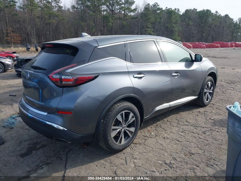 5N1AZ2AJ2LN134184 2020 Nissan Murano S Fwd