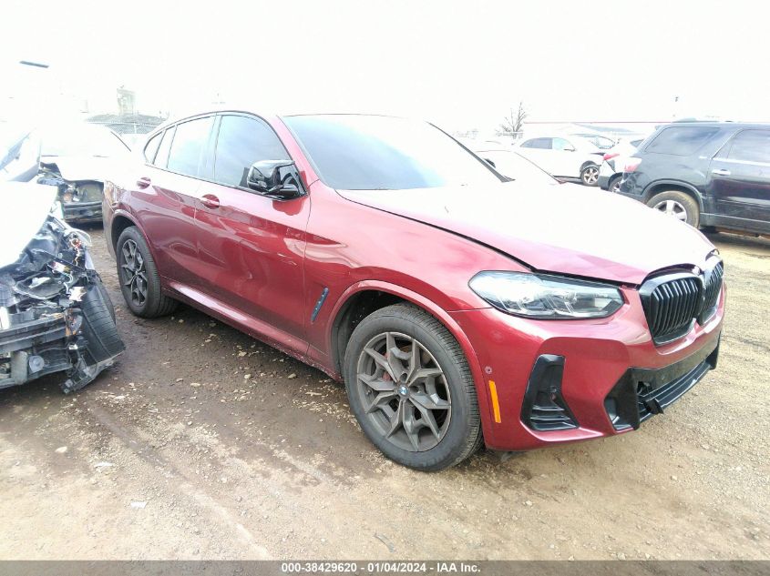 5UX43DT07N9J23243 2022 BMW X4 M40I