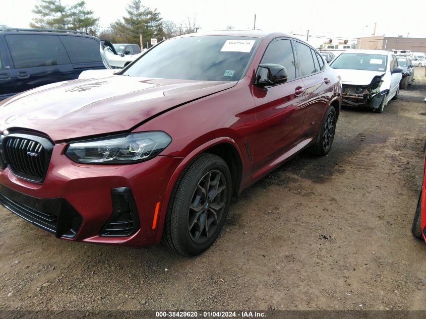 5UX43DT07N9J23243 2022 BMW X4 M40I