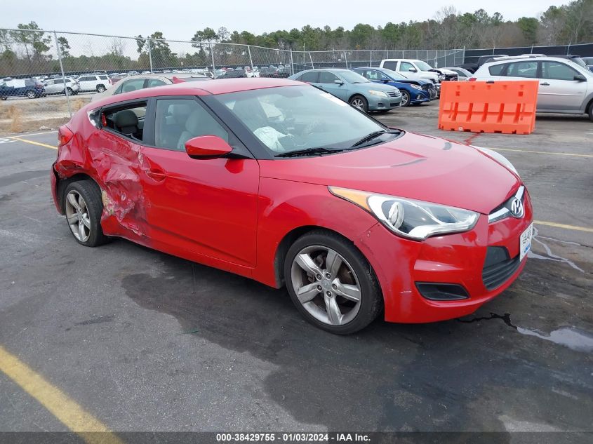 KMHTC6AD5CU027261 2012 Hyundai Veloster Base W/Gray