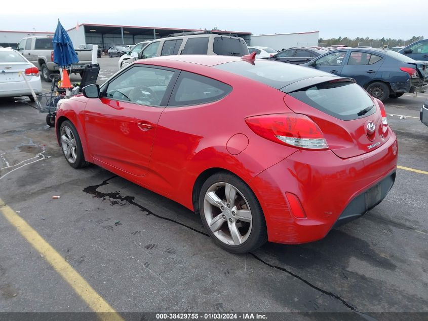 KMHTC6AD5CU027261 2012 Hyundai Veloster Base W/Gray