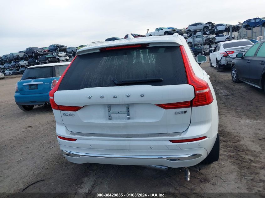 2023 Volvo Xc60 B5 Ultimate Bright Theme VIN: YV4L12RA3P1356980 Lot: 38429835