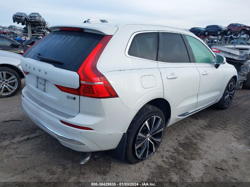 2023 Volvo Xc60 B5 Ultimate Bright Theme VIN: YV4L12RA3P1356980 Lot: 38429835