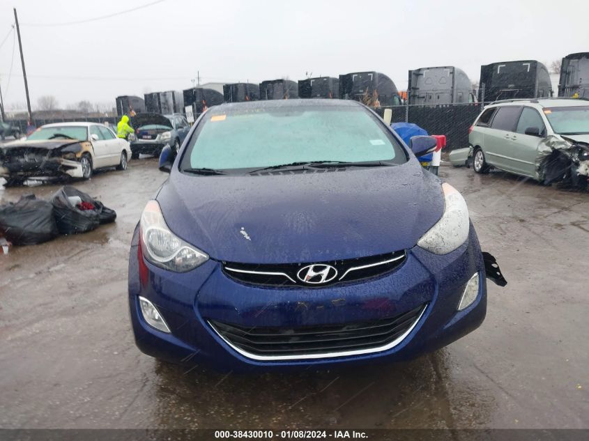 2013 Hyundai Elantra Limited VIN: 5NPDH4AE2DH341369 Lot: 38430010