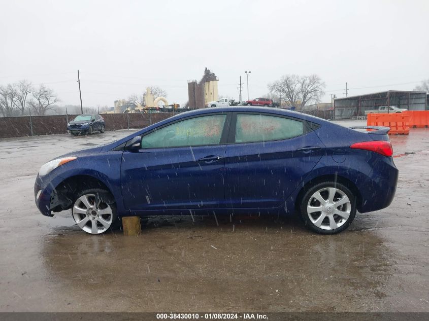 2013 Hyundai Elantra Limited VIN: 5NPDH4AE2DH341369 Lot: 38430010