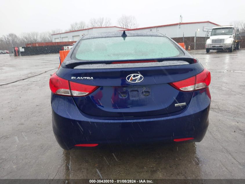 2013 Hyundai Elantra Limited VIN: 5NPDH4AE2DH341369 Lot: 38430010