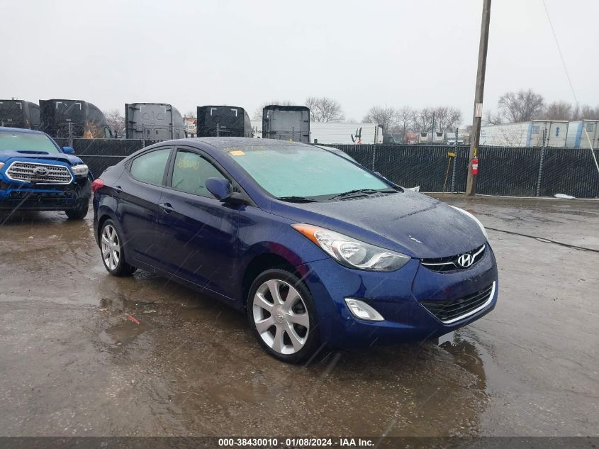 2013 Hyundai Elantra Limited VIN: 5NPDH4AE2DH341369 Lot: 38430010