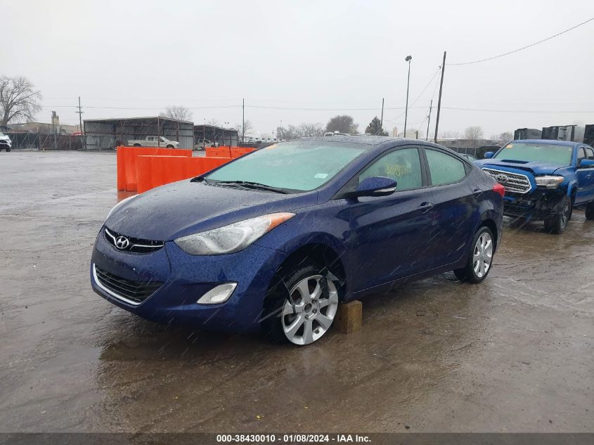 2013 Hyundai Elantra Limited VIN: 5NPDH4AE2DH341369 Lot: 38430010