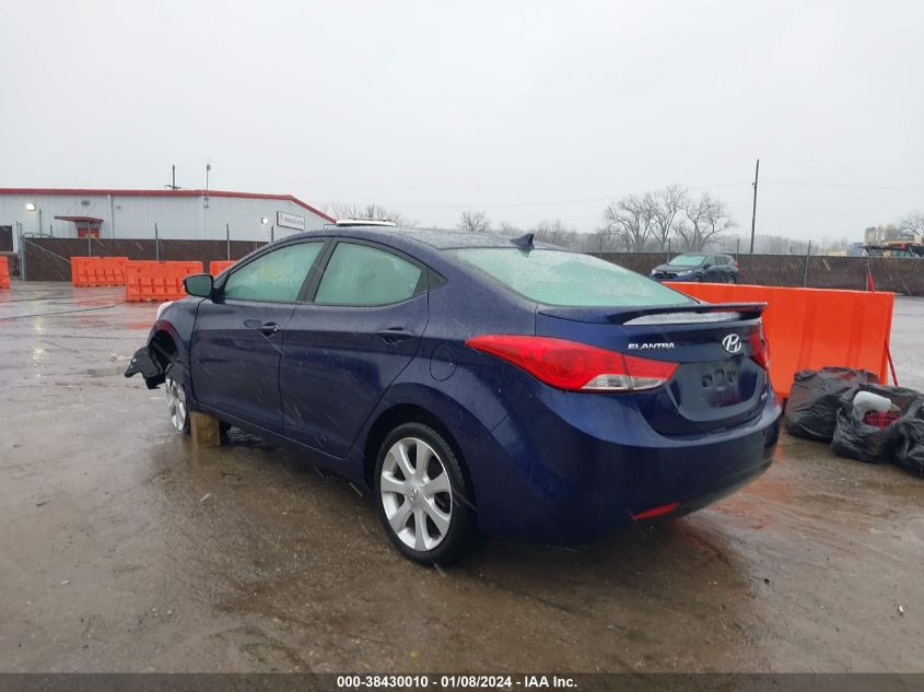 2013 Hyundai Elantra Limited VIN: 5NPDH4AE2DH341369 Lot: 38430010