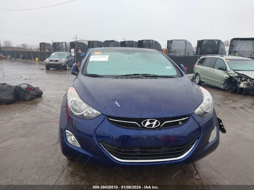 2013 Hyundai Elantra Limited VIN: 5NPDH4AE2DH341369 Lot: 38430010