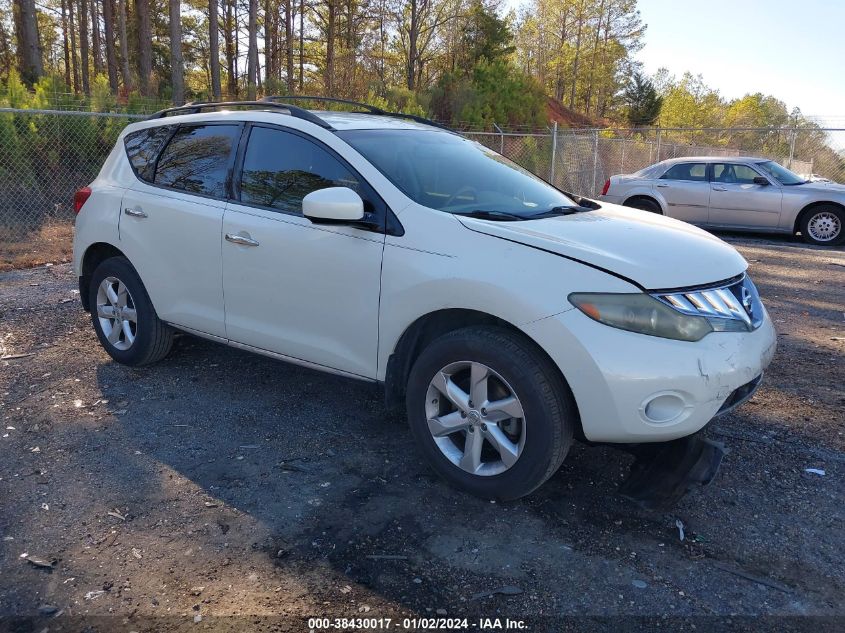 JN8AZ18U59W019617 2009 Nissan Murano Sl