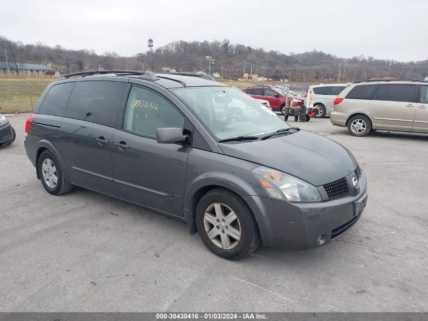 5N1BV28U34N315991 2004 Nissan Quest 3.5 Sl