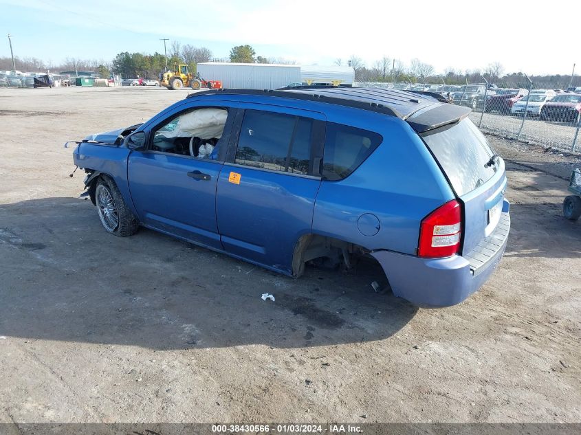 2007 Jeep Compass Sport VIN: 1J8FT47W77D189891 Lot: 38430566