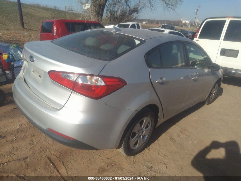 KNAFK4A66G5554345 2016 Kia Forte Lx