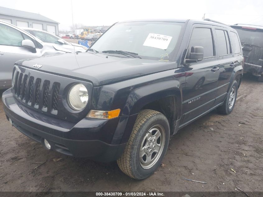 1C4NJRBB3HD138898 2017 Jeep Patriot Sport 4X4