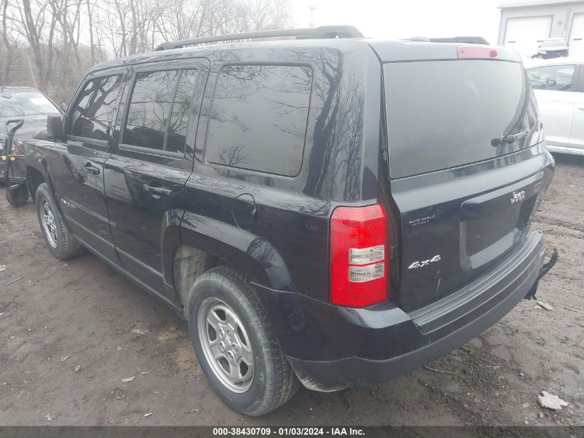 1C4NJRBB3HD138898 2017 Jeep Patriot Sport 4X4