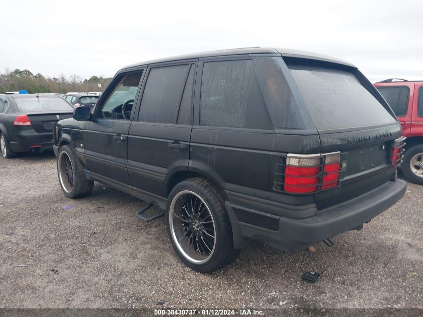 2001 Land Rover Range Rover 4.6 Se VIN: SALPL16491A455150 Lot: 38430737