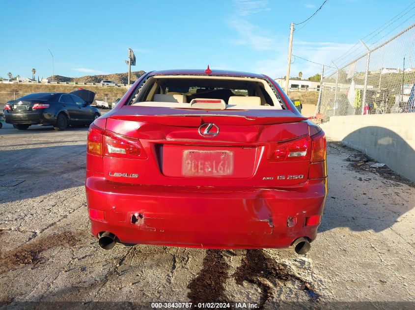 2007 Lexus Is 250 VIN: JTHCK262X75008906 Lot: 38430787