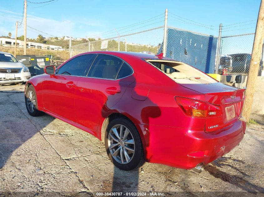 2007 Lexus Is 250 VIN: JTHCK262X75008906 Lot: 38430787