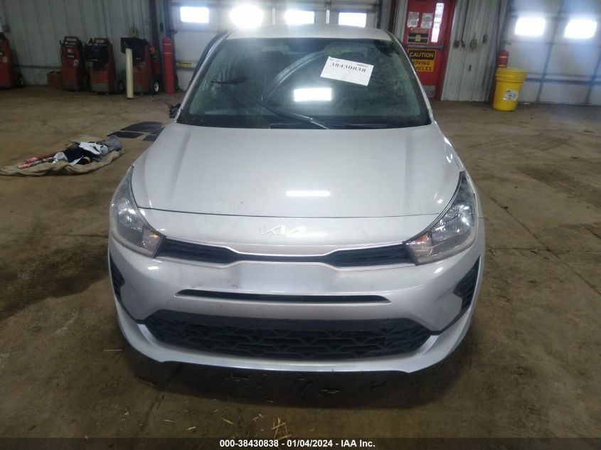 3KPA24AD9NE510563 2022 Kia Rio Lx