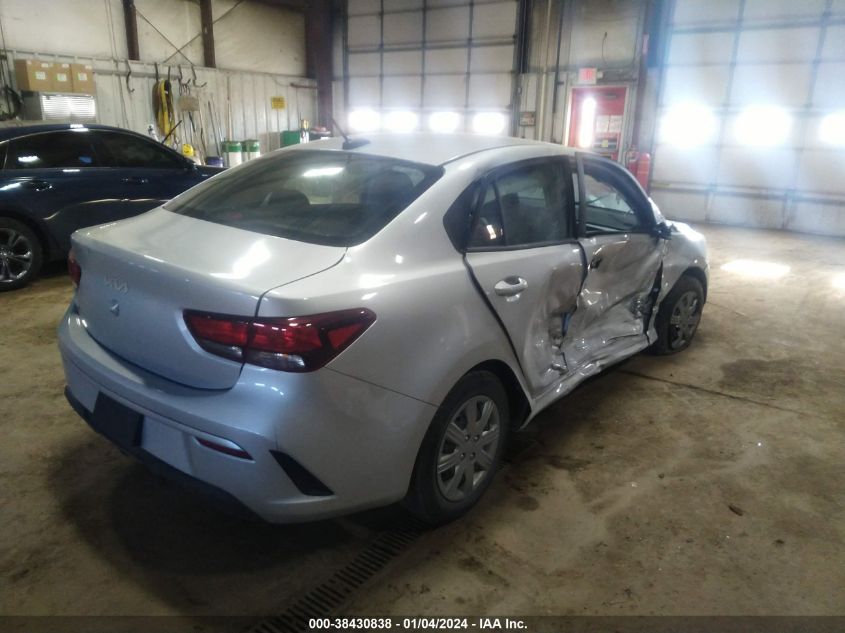 3KPA24AD9NE510563 2022 Kia Rio Lx