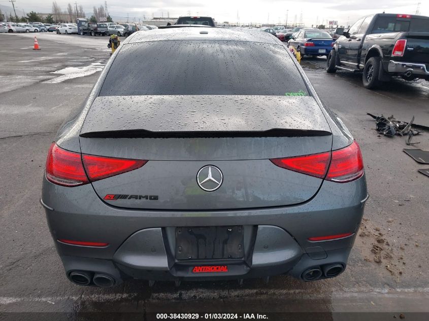 2019 Mercedes-Benz Amg Cls 53 S 4Matic VIN: WDD2J6BB9KA016546 Lot: 38430929