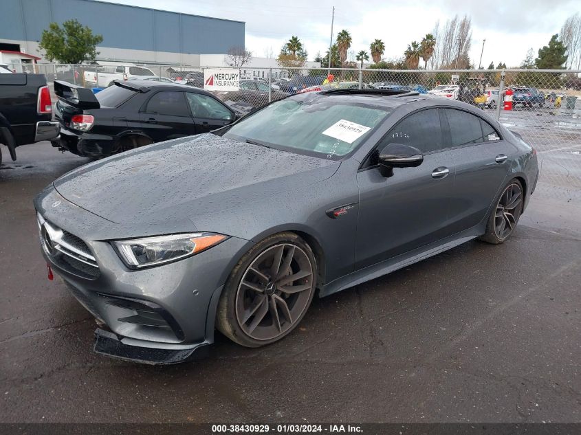 2019 Mercedes-Benz Amg Cls 53 S 4Matic VIN: WDD2J6BB9KA016546 Lot: 38430929