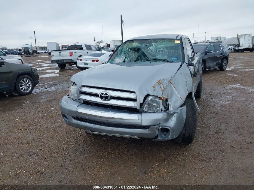 2006 Toyota Tundra Sr5 VIN: 5TBRU34186S476754 Lot: 38431051