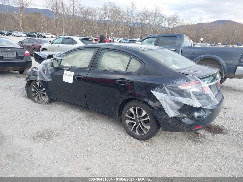 2013 Honda Civic Ex VIN: 2HGFB2F8XDH538978 Lot: 38431064