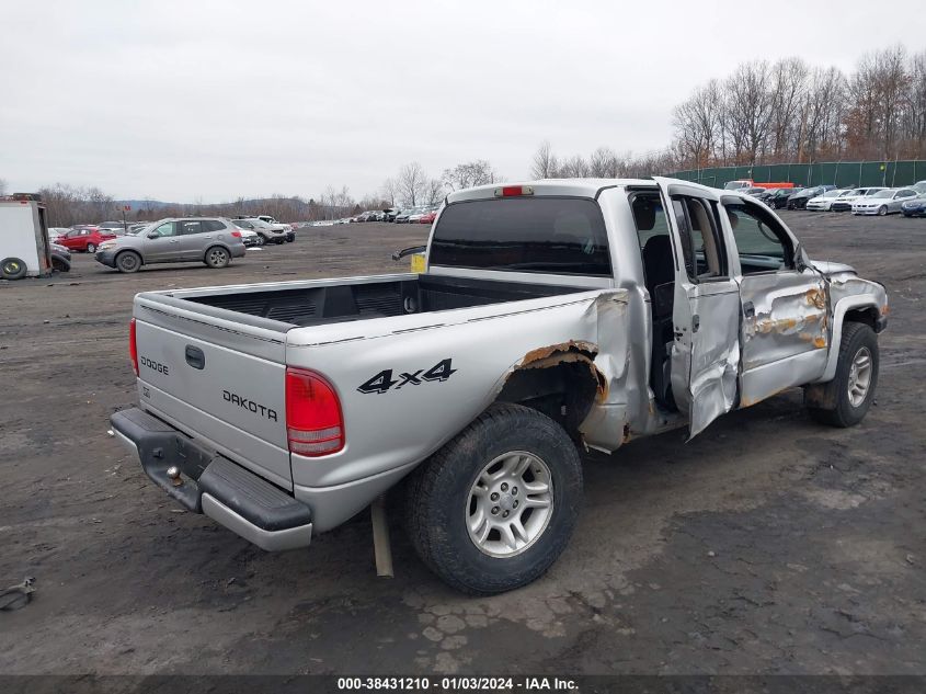 2003 Dodge Dakota Sport/Sxt VIN: 1D7HG38N03S134313 Lot: 38431210