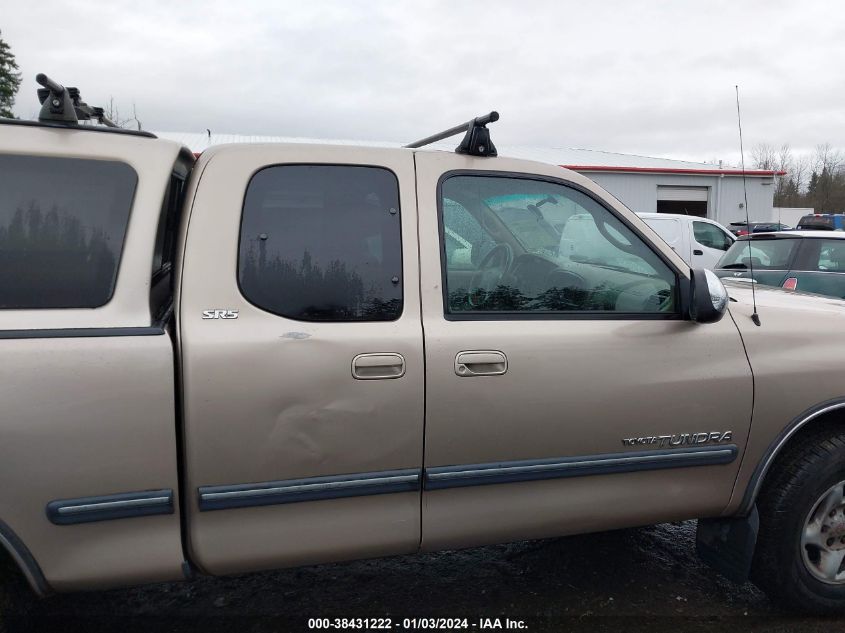 2001 Toyota Tundra Sr5 VIN: 5TBBT44191S173839 Lot: 38431222