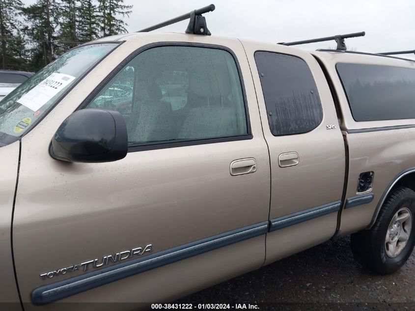 2001 Toyota Tundra Sr5 VIN: 5TBBT44191S173839 Lot: 38431222