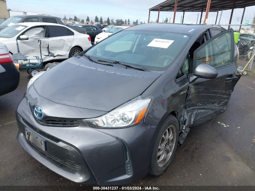 JTDZN3EU8GJ047853 2016 Toyota Prius V Two