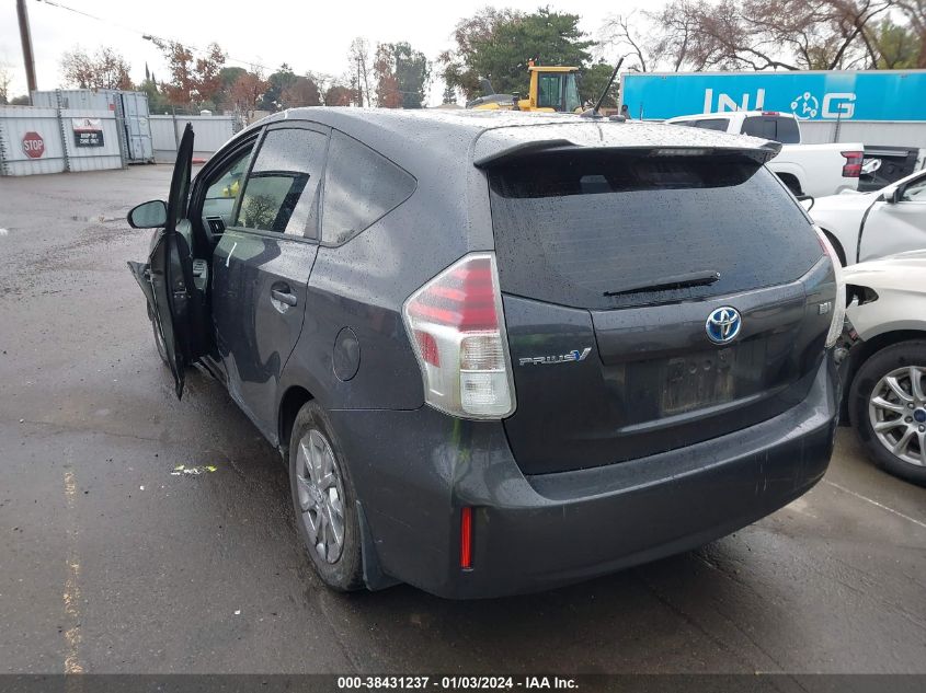 JTDZN3EU8GJ047853 2016 Toyota Prius V Two