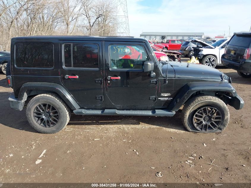 2013 Jeep Wrangler Unlimited Sahara VIN: 1C4HJWEG4DL692812 Lot: 38431258