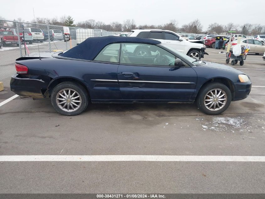 1C3EL65R72N171569 2002 Chrysler Sebring Limited