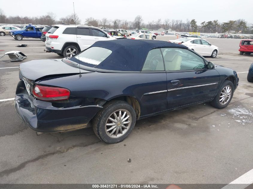 1C3EL65R72N171569 2002 Chrysler Sebring Limited