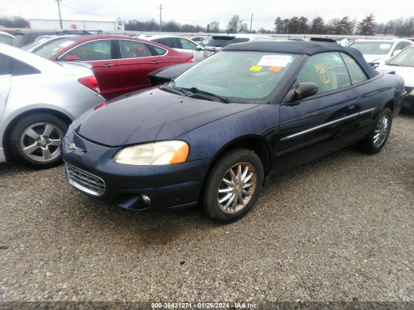 1C3EL65R72N171569 2002 Chrysler Sebring Limited