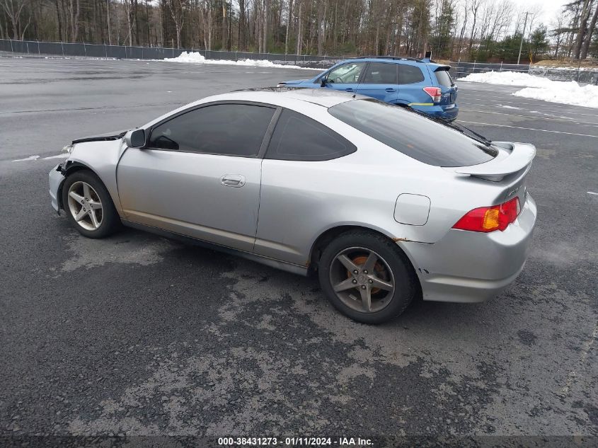 2003 Acura Rsx VIN: JH4DC548X3S003999 Lot: 38431273