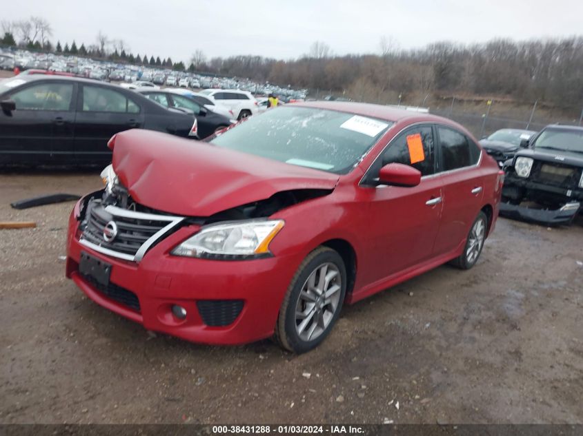 2014 Nissan Sentra Sr VIN: 3N1AB7AP8EY270189 Lot: 38431288