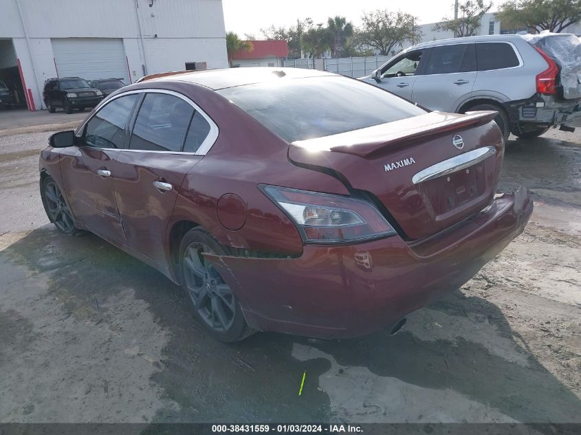 2013 Nissan Maxima 3.5 Sv VIN: 1N4AA5AP1DC847789 Lot: 38431559