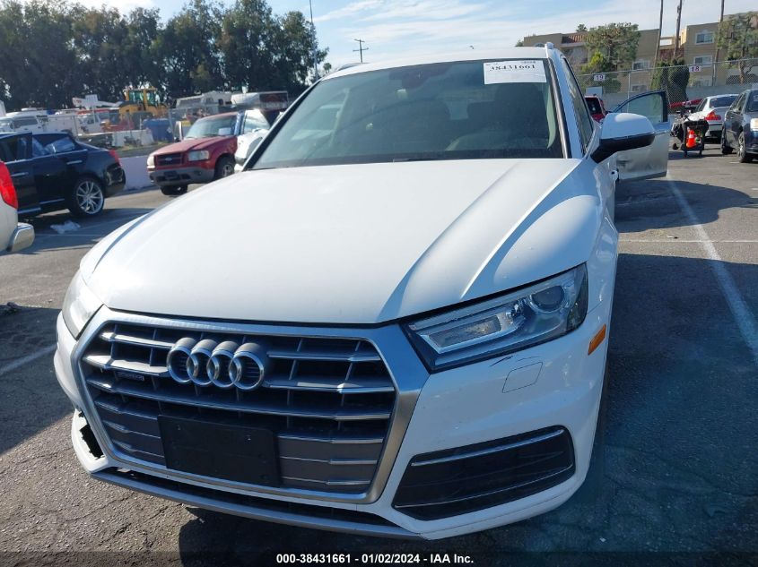 2019 Audi Q5 45 Premium VIN: WA1ANAFY3K2110082 Lot: 38431661