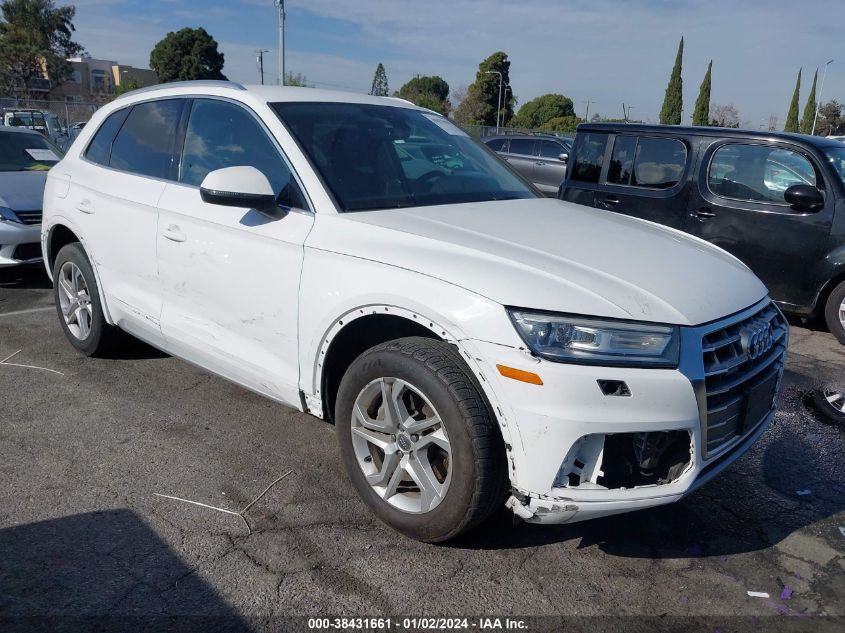 2019 Audi Q5 45 Premium VIN: WA1ANAFY3K2110082 Lot: 38431661