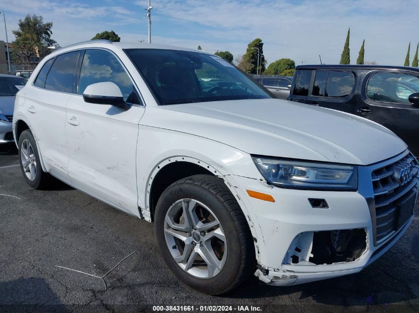 2019 Audi Q5 45 Premium VIN: WA1ANAFY3K2110082 Lot: 38431661