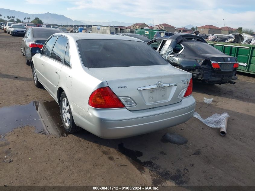 4T1BF28B61U121307 2001 Toyota Avalon Xl W/Bench Seat/Xl W/Bucket Seats/Xls W/Bench Seat/Xls W/Bucket Seats